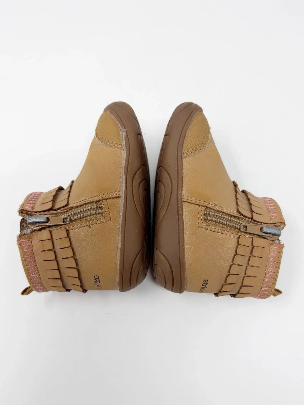 Stride Rite 360 Bianca Moccasin Tan Bootie size 5